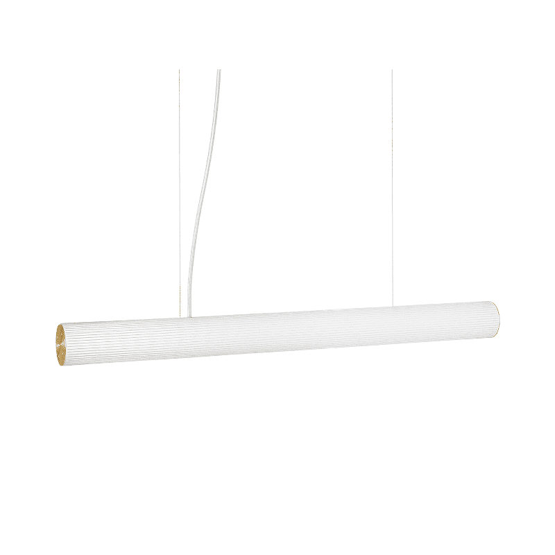 Pendelleuchte - Vuelta white/brass 100 von Ferm Living