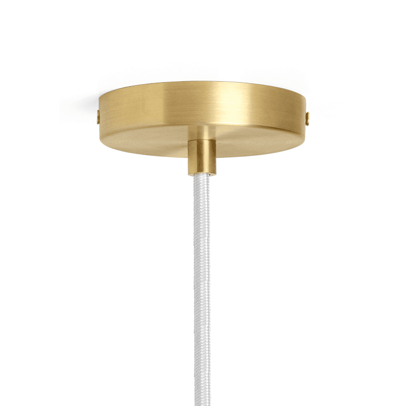 Pendelleuchte - Vuelta white/brass 100 von Ferm Living