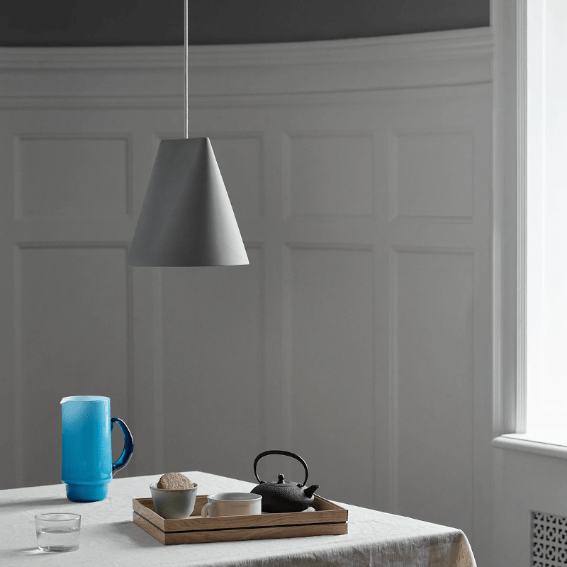 Pendelleuchte - Wide Ceramic Grey von Moebe