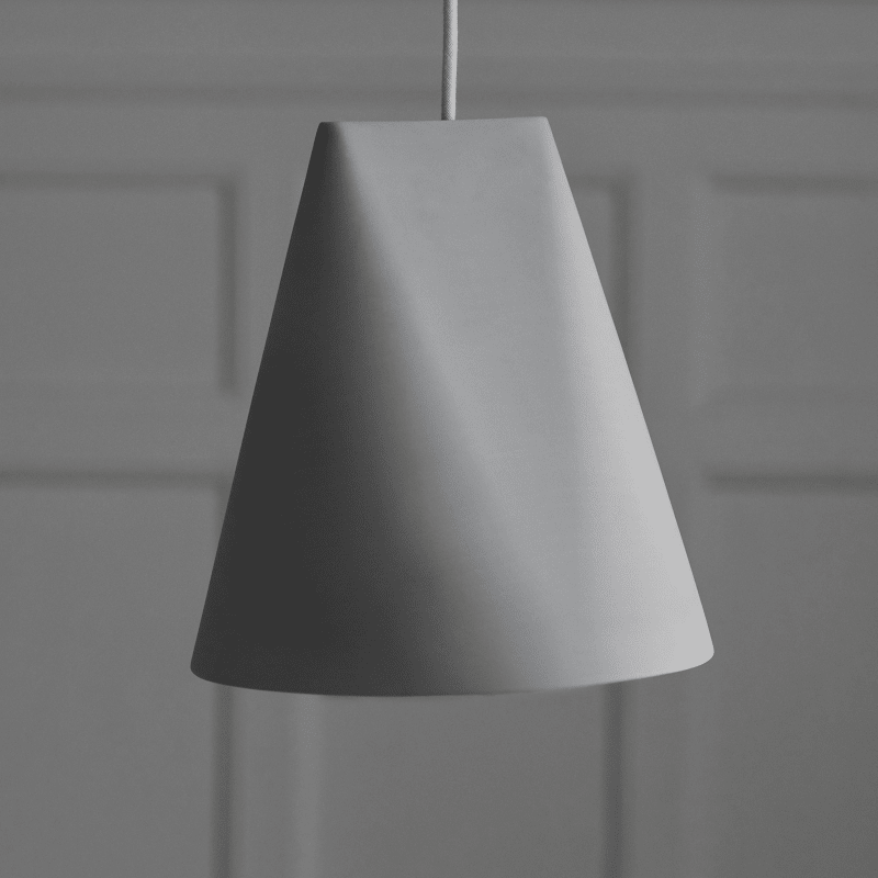 Pendelleuchte - Wide Ceramic Grey von Moebe