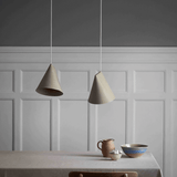 Pendelleuchte - Wide Ceramic Olive von Moebe