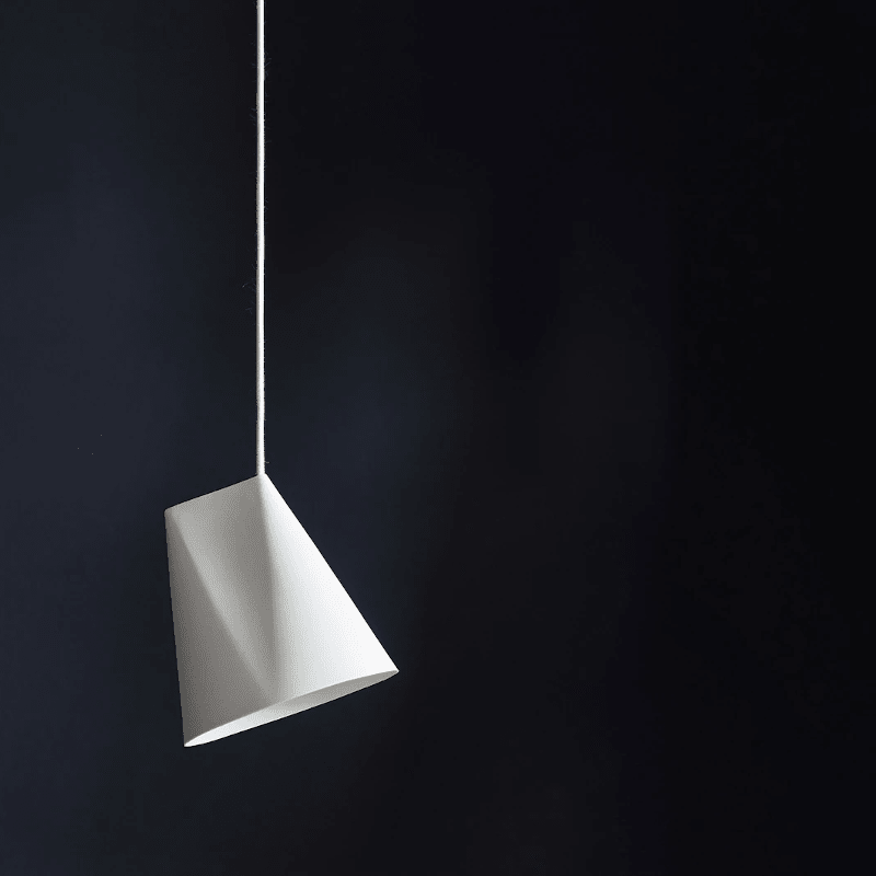 Pendelleuchte - Wide Ceramic White von Moebe