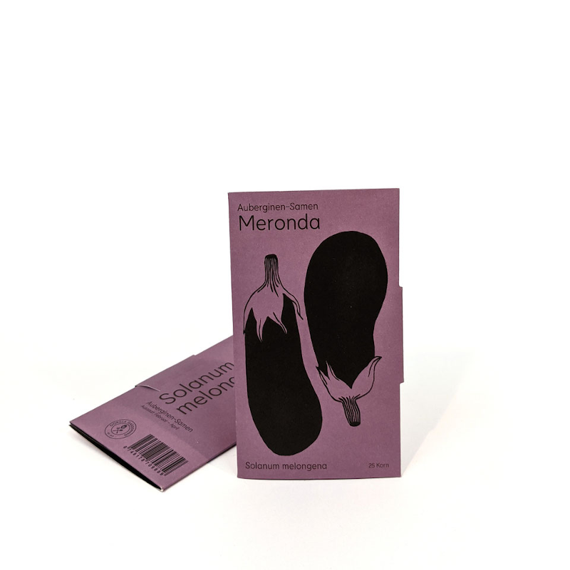 Pflanzensamen - Auberginen MERONDA von Gorilla Gardening