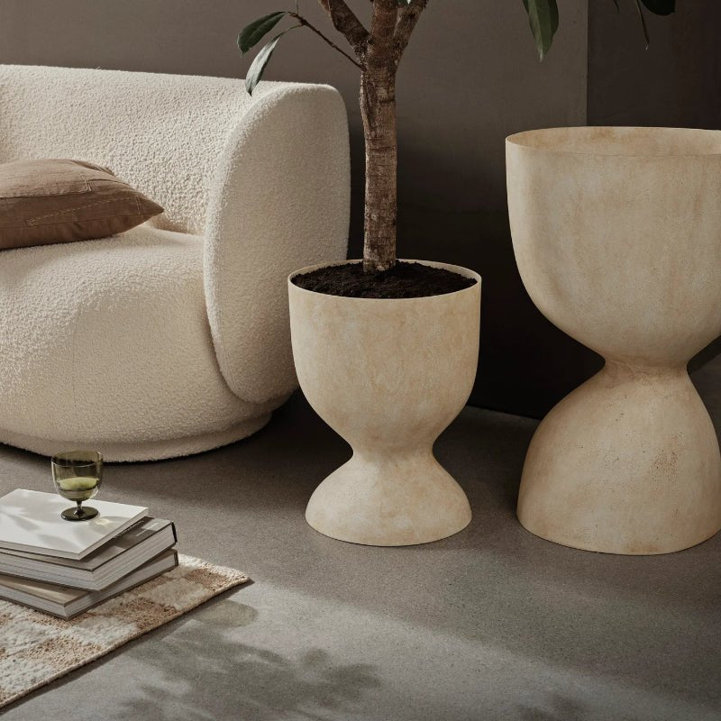Pflanzentopf - Evoke sand L von Ferm Living