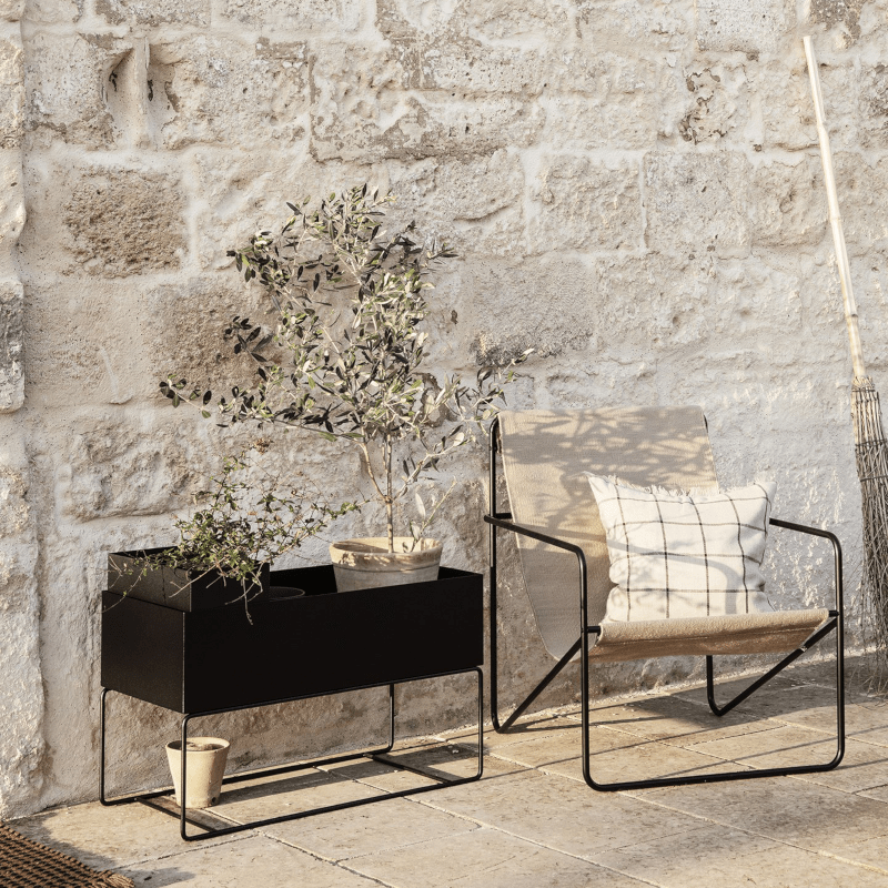 Plant Box Large schwarz von Ferm Living