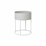 Plant Box rund hellgrau von Ferm Living