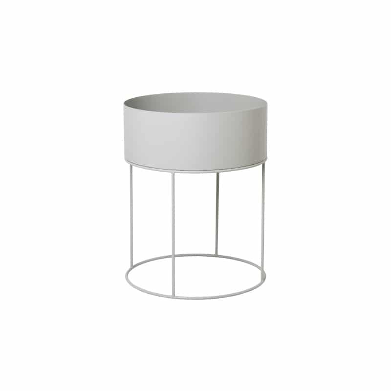 Plant Box rund hellgrau von Ferm Living