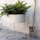 Plant Box rund hellgrau von Ferm Living