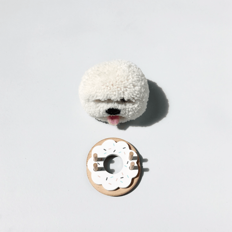 Pompon Maker - Donut vanille von Pom Maker