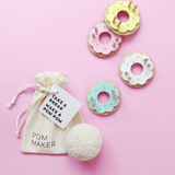 Pompon Maker - Donut vanille von Pom Maker