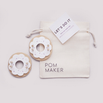 Pompon Maker - Donut vanille von Pom Maker