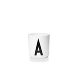 Porzellanbecher weiss A von Design Letters