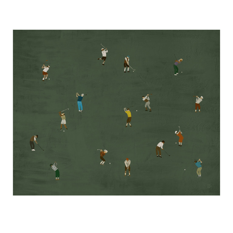 Poster – Golfers von Fine Little Day