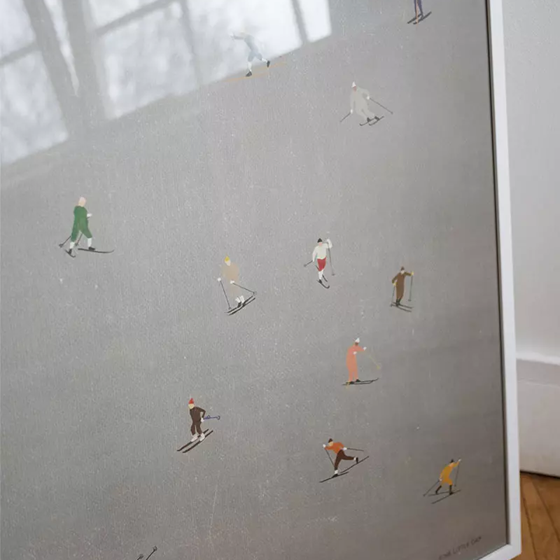 Poster - Skiers von Fine little Day