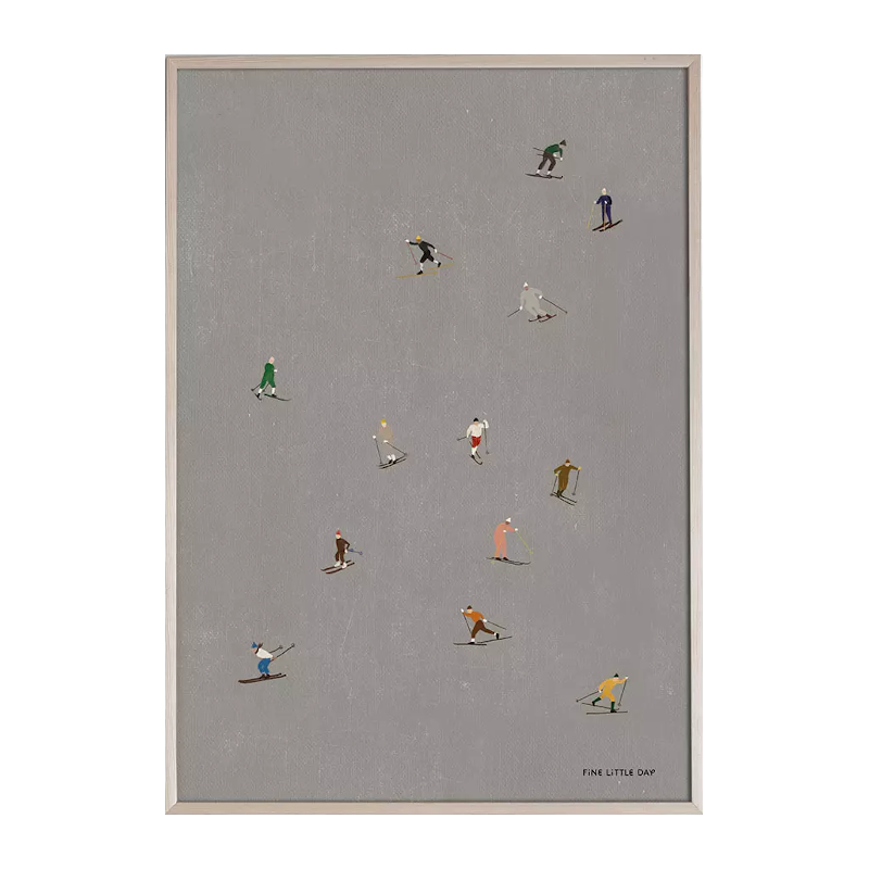 Poster - Skiers von Fine little Day
