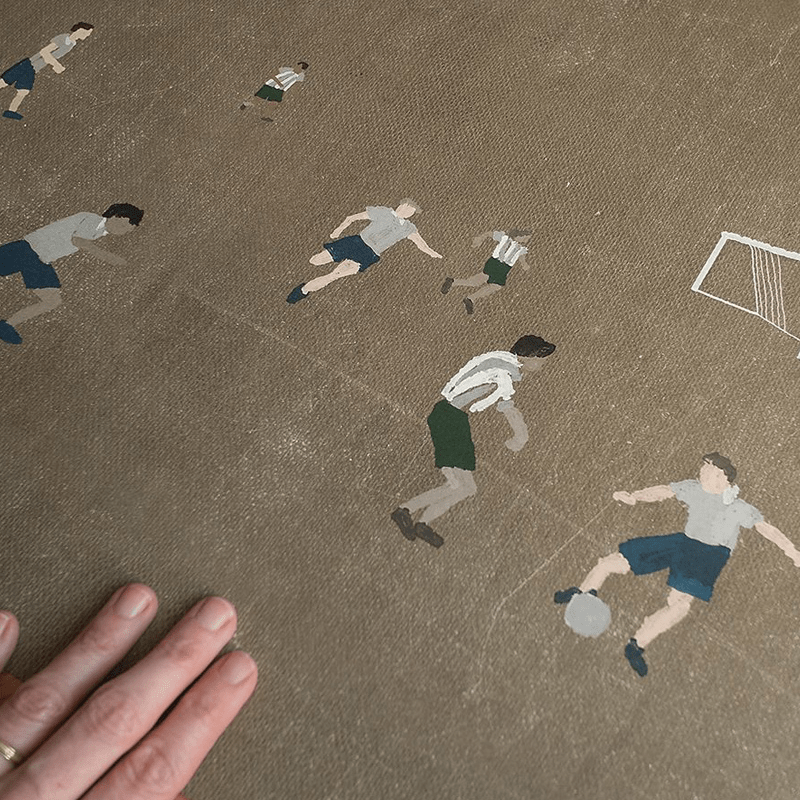 Poster - Soccer von Fine Little Day