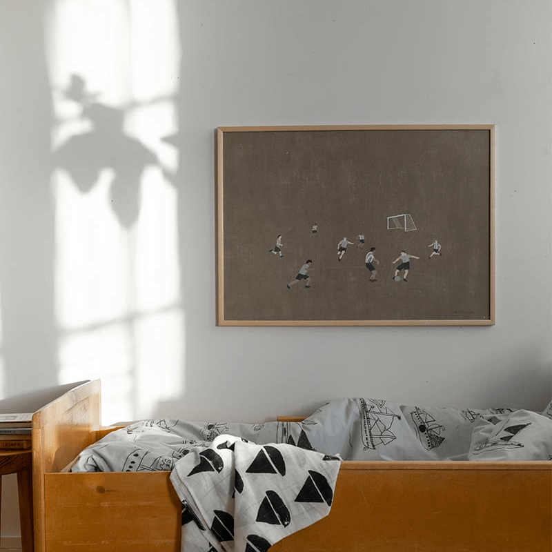 Poster - Soccer von Fine Little Day