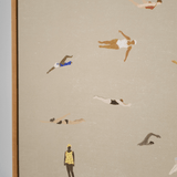 Poster - Swimmers sand von Fine Little Day