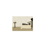 Postkarte - Bathtime von Ted & Tone