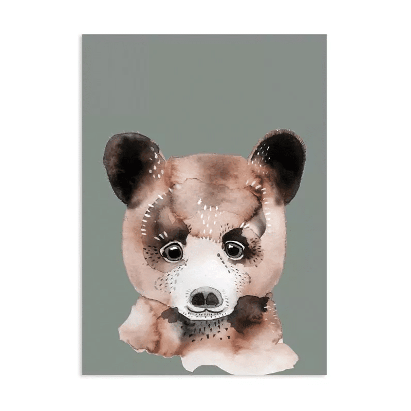 Postkarte – Braunbär von NUUKK