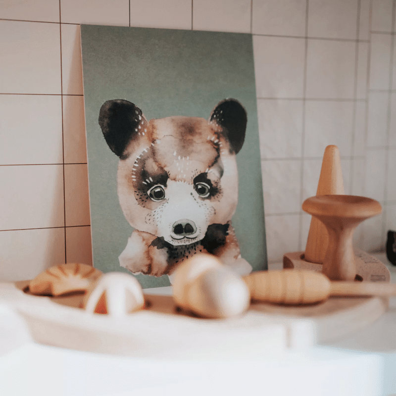 Postkarte – Braunbär von NUUKK