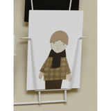 Postkarte - Girl von Ted & Tone