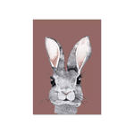 Postkarte - Hase braun von nuukk