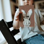 Postkarte - Hase braun von nuukk