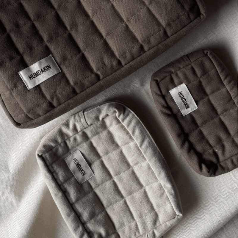 Pouch - Quilted light stone von Humdakin