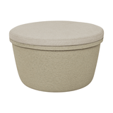 Pouf - Barcelona sand/Top taupe von Paper Paste Living