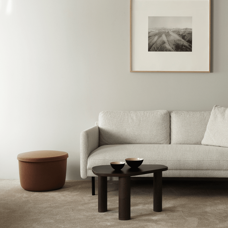 Pouf - Hide Storage brown von Normann Copenhagen