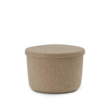 Pouf - Hide Storage sand S von Normann Copenhagen