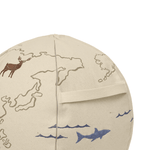 Pouf - The World off-white von Ferm Living