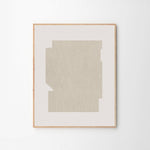 Print - Bauhaus beige von Julia Hallström Hjort