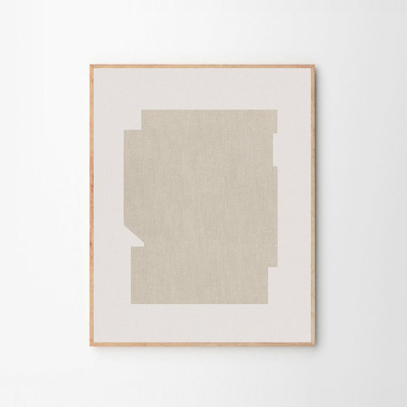 Print - Bauhaus beige von Julia Hallström Hjort