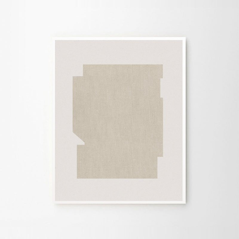 Print - Bauhaus beige von Julia Hallström Hjort
