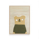 Print - Bear A4 von Ted & Tone