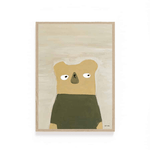 Print - Bear A4 von Ted & Tone