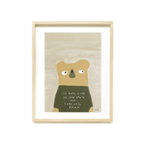 Print - Bear I'll have a cup of love... A4 von Ted & Tone