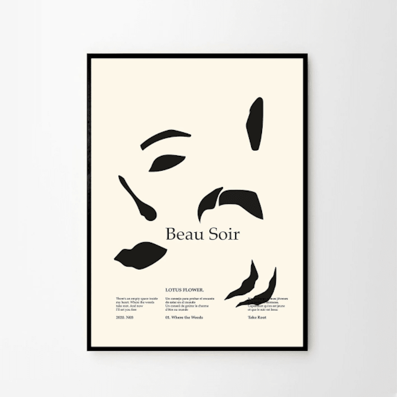 Print - Beau Soir von Lucrecia Rey Caro