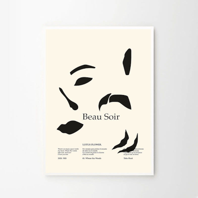 Print - Beau Soir von Lucrecia Rey Caro