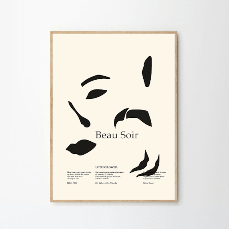 Print - Beau Soir von Lucrecia Rey Caro
