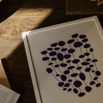 Print - Blue Pearl Forest von Leise Dich Abrahamsen