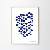 Print - Blue Pearl Forest von Leise Dich Abrahamsen