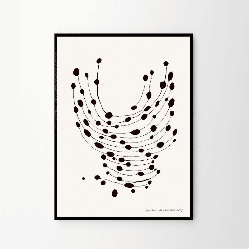 Print - Dancing Dots von The Poster Club