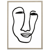 Print - Face von one must dash