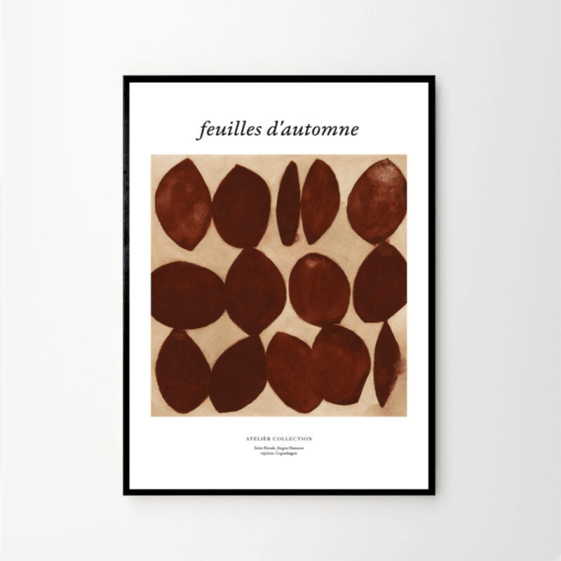 Print - Feuilles d Automne von Jörgen Hansson by The Poster Club