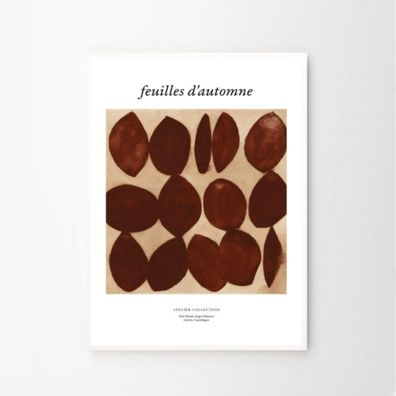 Print - Feuilles d Automne von Jörgen Hansson by The Poster Club