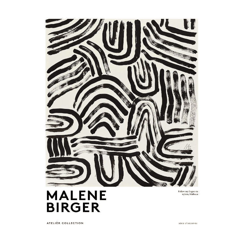 Print - Follow My Fingers von The Poster Club