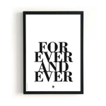 Print - For ever von The birds and the bees